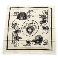 エルメス カレ80 シルク EX-LIBRIS FRINGE エクスリブリスフリンジ