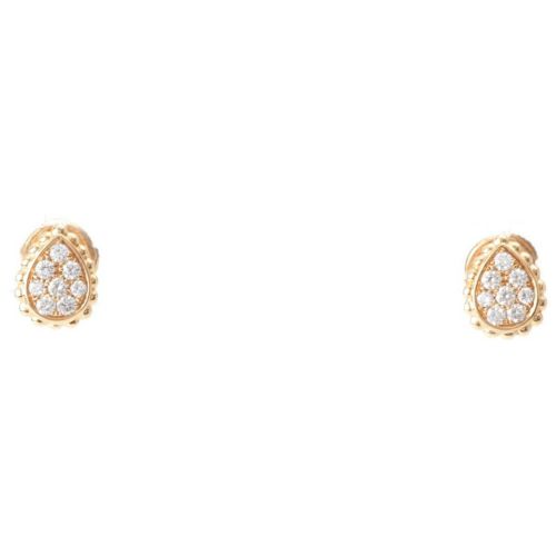 ブシュロン セルパンボエム エクストラスモール ダイヤ ピアス ジュエリー ゴールド 2.3g