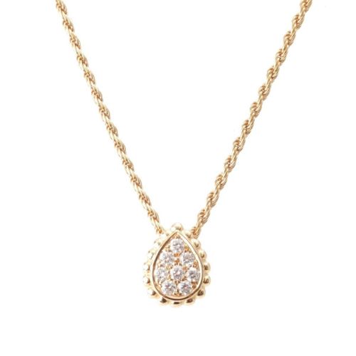 ブシュロン セルパンボエム ペンダント エクストラスモール ダイヤ ネックレス ジュエリー JPN00565 ゴールド 4.7g
