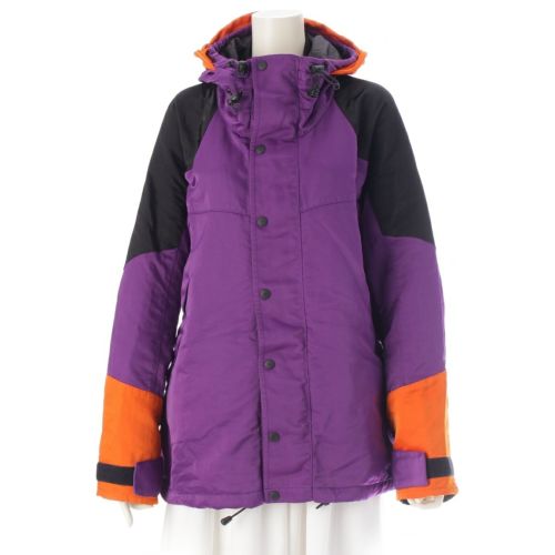 ジュンヤワタナベ 22AW ナイロン フーテッド マウンテン ジャケット JJ-J052 パープル×オレンジ