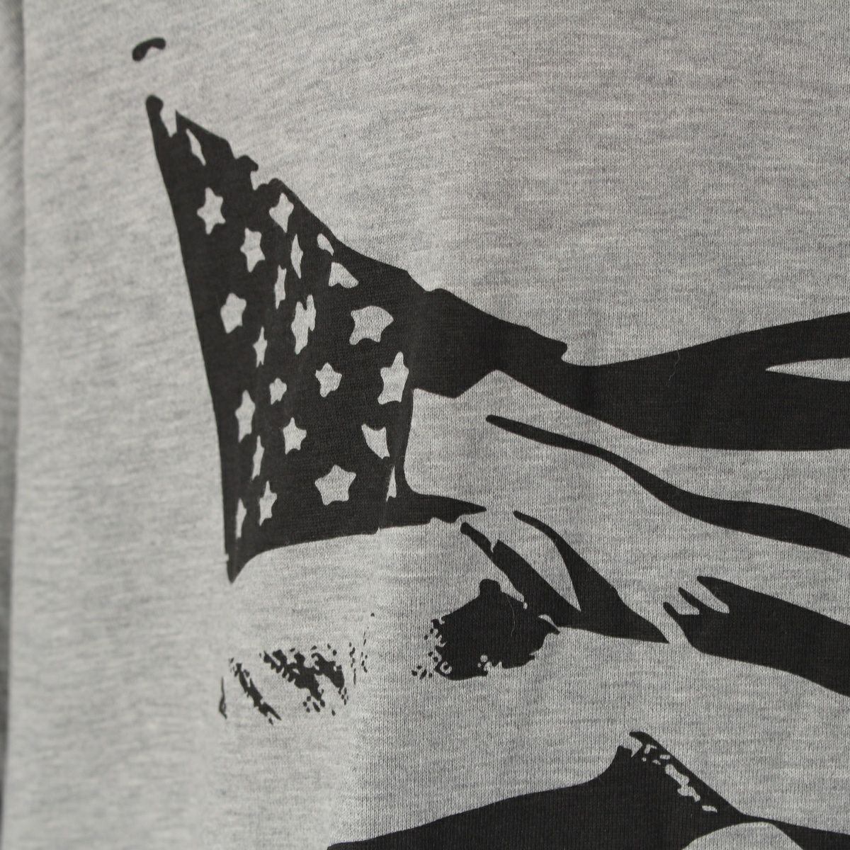 セリーヌ コットン 星条旗グラフィック オーバーサイズ クルーネック  