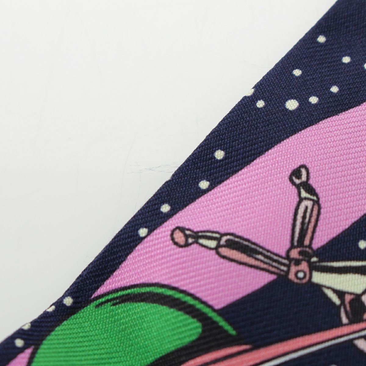 エルメス ツイリー スペースダービー Space Derby シルク 馬 スカーフ