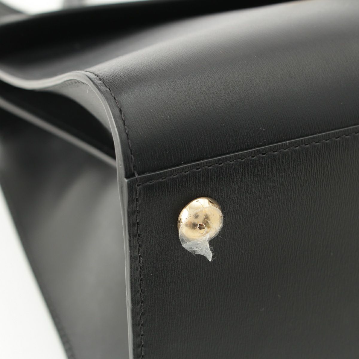 デルヴォー ブリヨンMM ボックスカーフ 2WAY ショルダー ゴールド金具