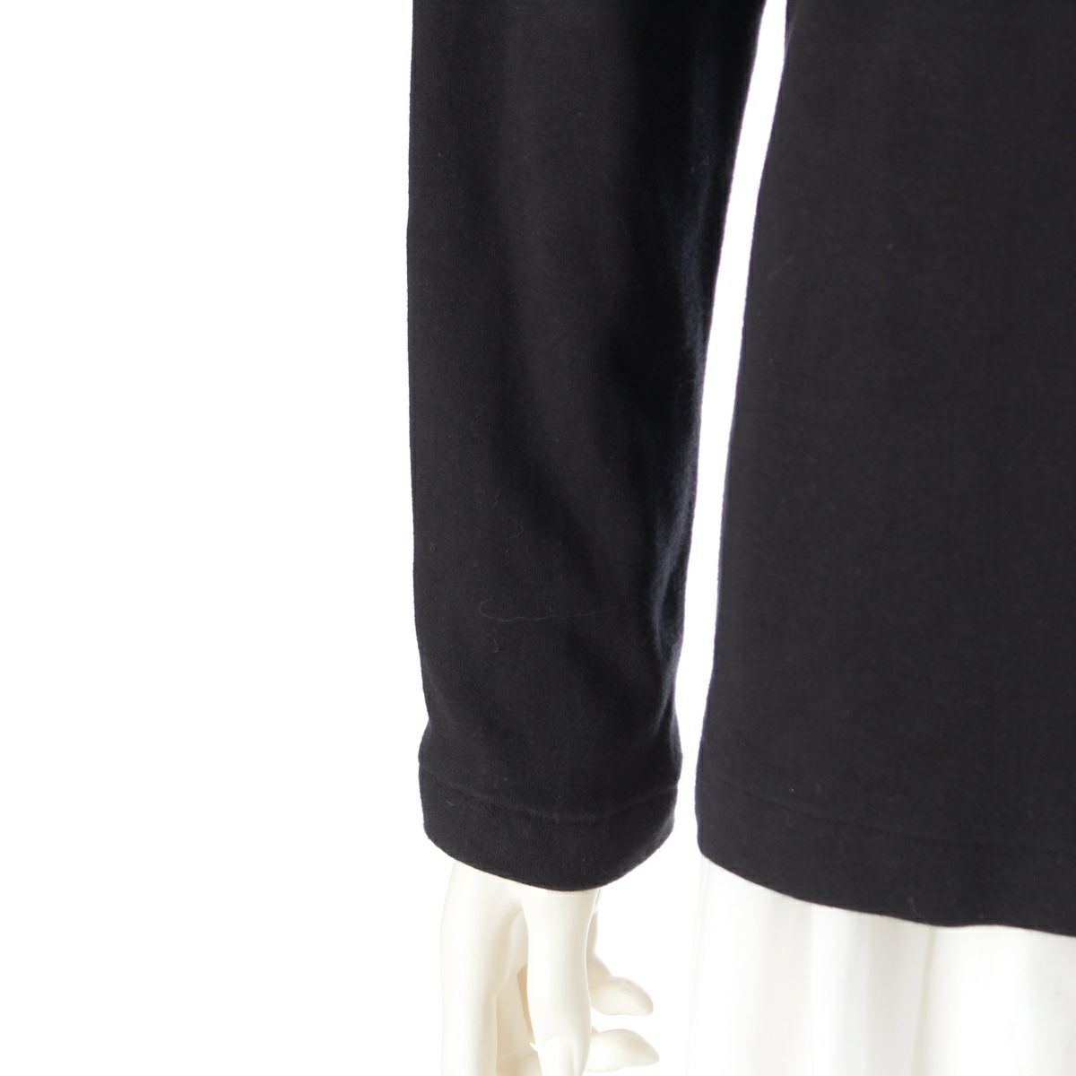 ワイズ ワークショップ フラワーモチーフ クルーネック 長袖Tシャツ  