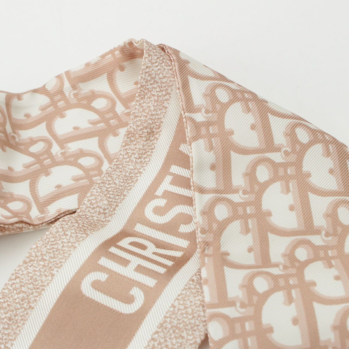 ディオール ミッツァ オブリーク シルク ロゴ スカーフ 15DOB106I600