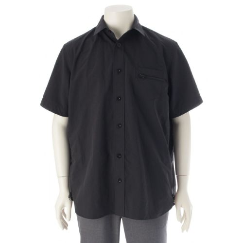 サカイ 24年 Matte Taffeta Shirt 半袖シャツ トップス 24-03358M ブラック 1