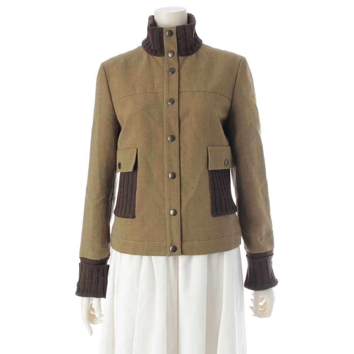 MIU MIU 1999fw archive ウールリブニットジャケット F/W 1999 Miu Miu Jacket (46) – Bintagged