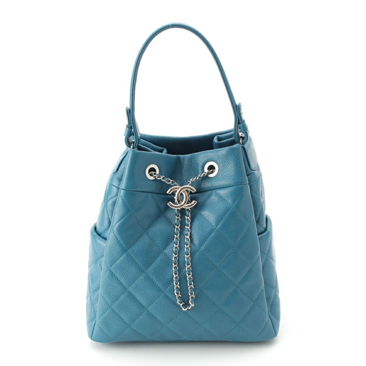 CHANEL マトラッセ　ベロア　巾着　オールドシャネル シャネルCHANEL マトラッセ ベロア 巾着 オールドシャネル